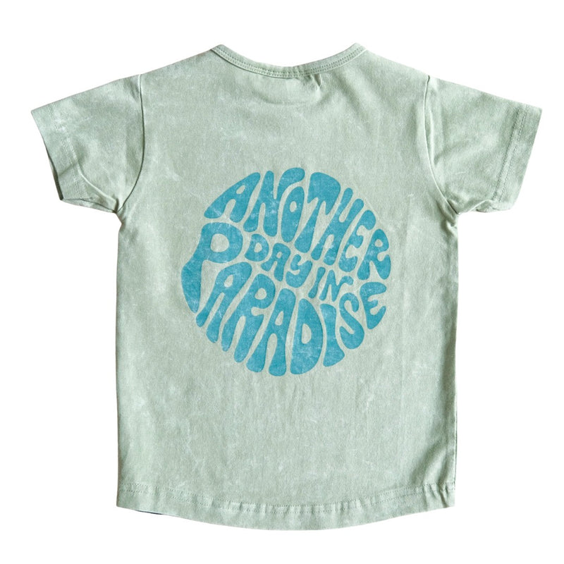Green Another Day in Paradise Toddler Tee
