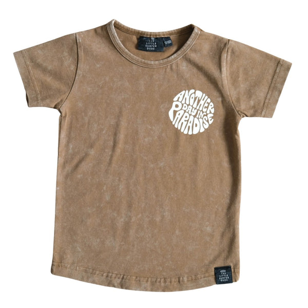 Brown Another Day in Paradise Toddler Tee