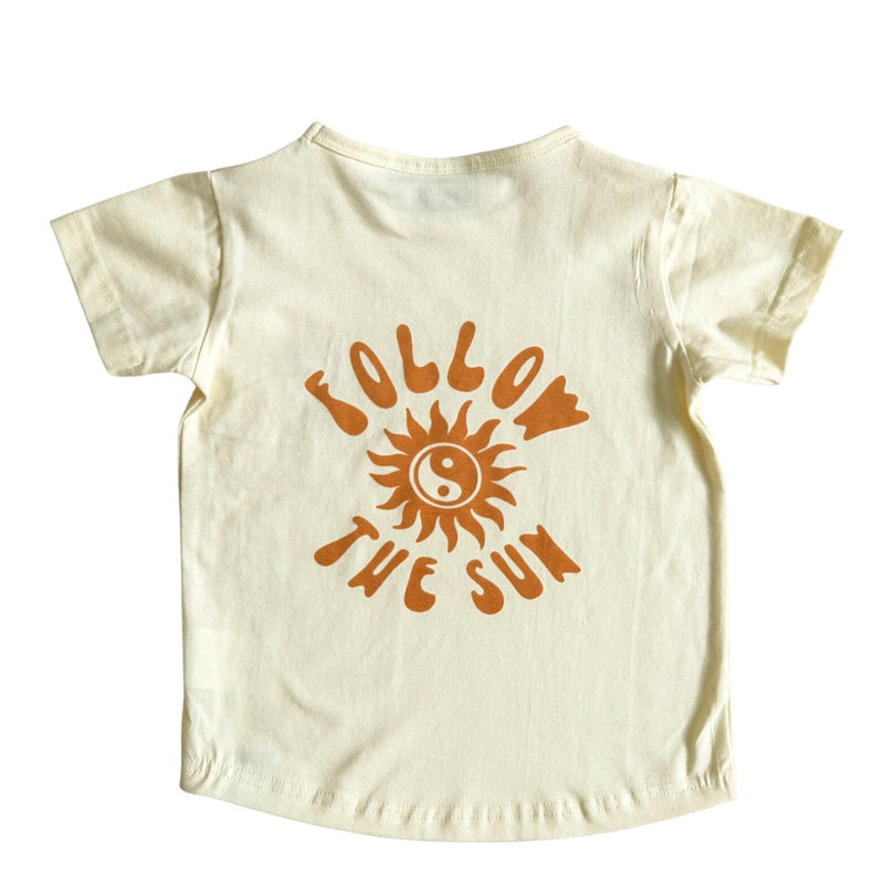 Follow the Sun Cream Toddler Tee
