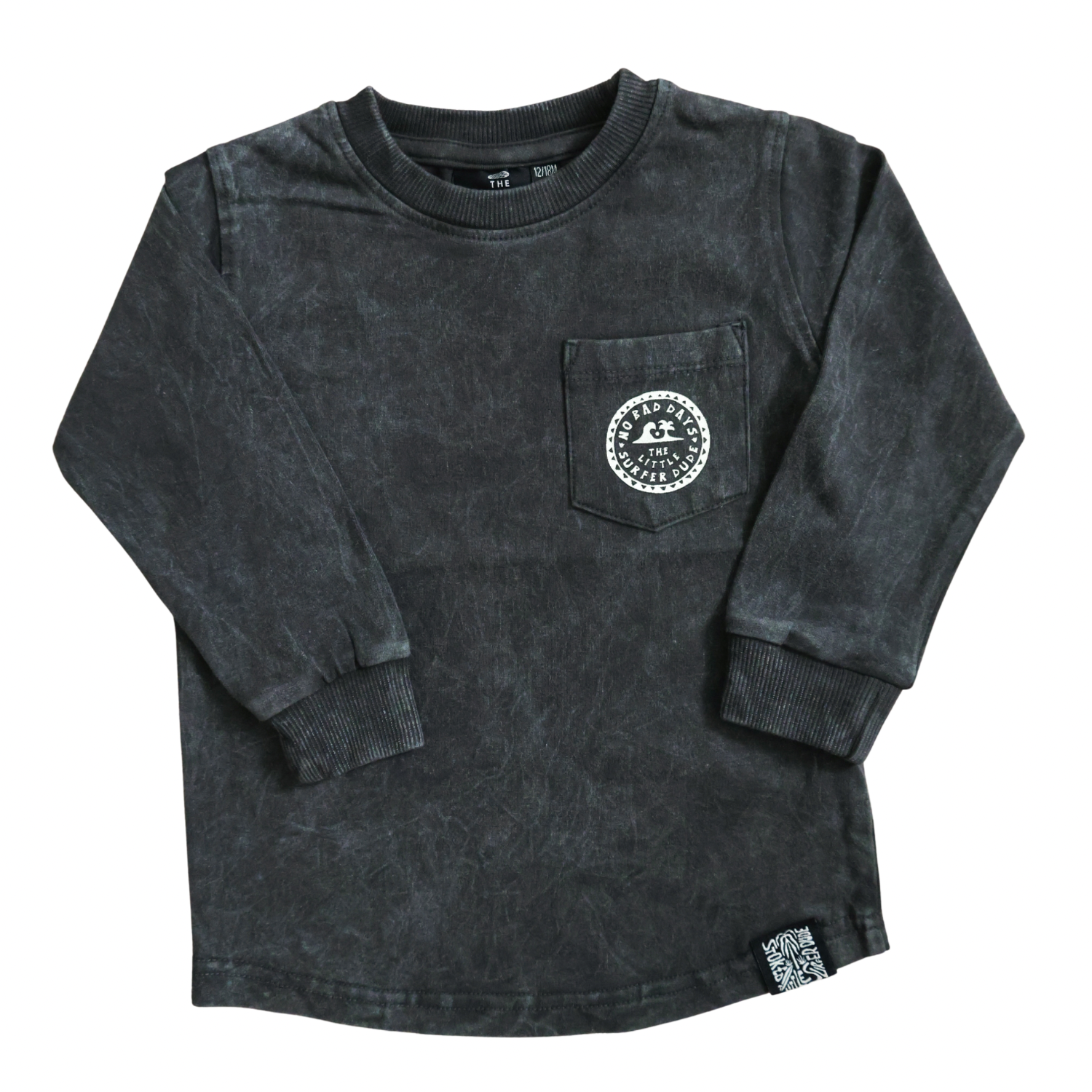 The Elder Stateman SURF TEE ネイビー THE ELDER STATESMAN ID Surf printed cotton and cashmere