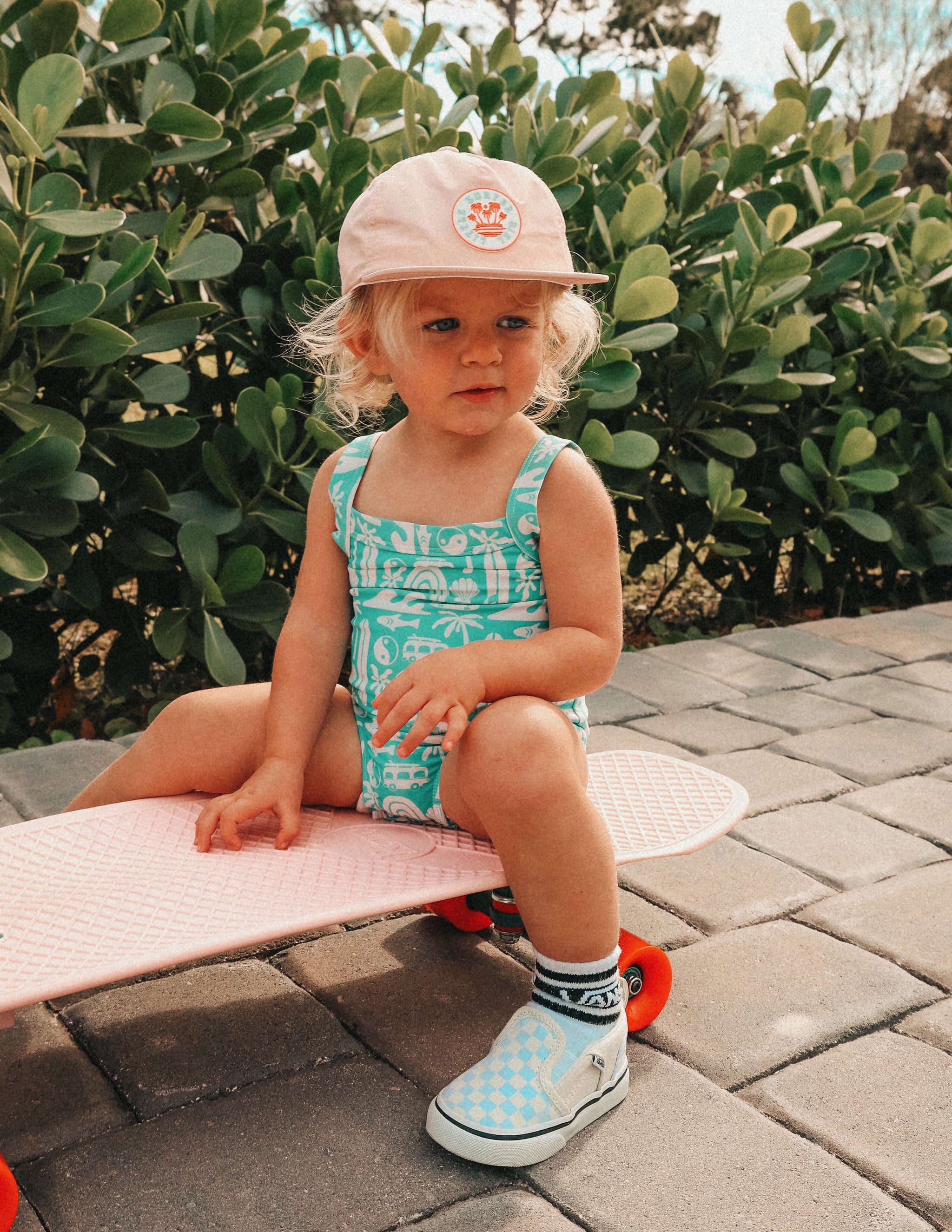 Little Surfer Girl Pink Nylon Cap – The Little Surfer Dude