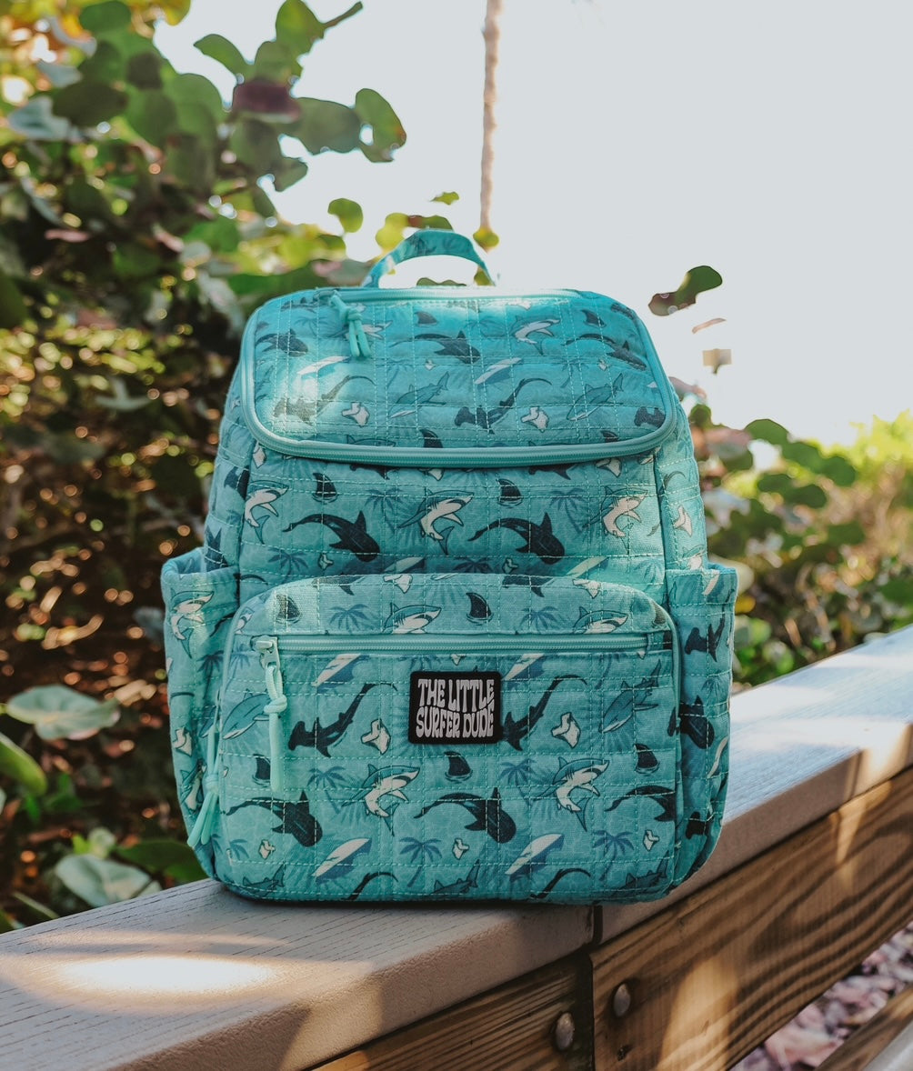 arthur laptop backpack blue Blue Shark Backpack