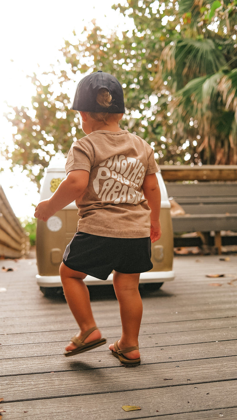 Brown Another Day in Paradise Toddler Tee