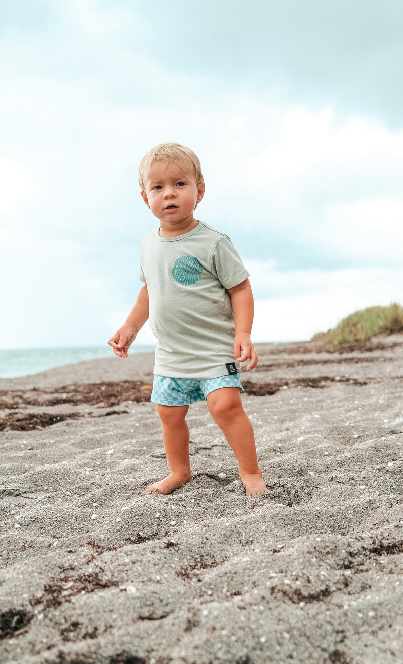 Green Another Day in Paradise Toddler Tee