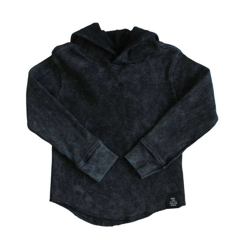 Acid wash online black hoodie