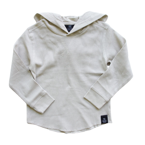 Greige Waffle Hoodie
