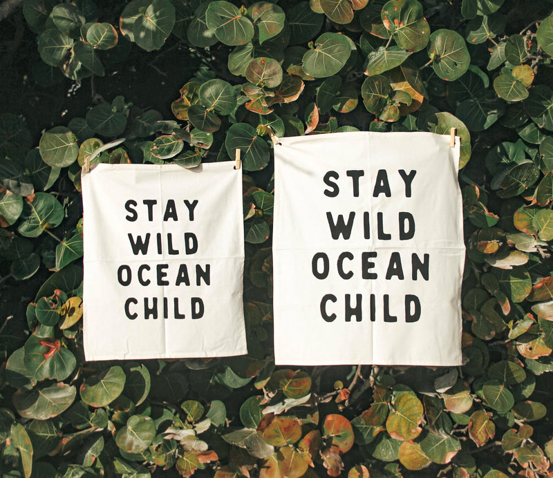 Stay Wild Ocean Child Canvas Print